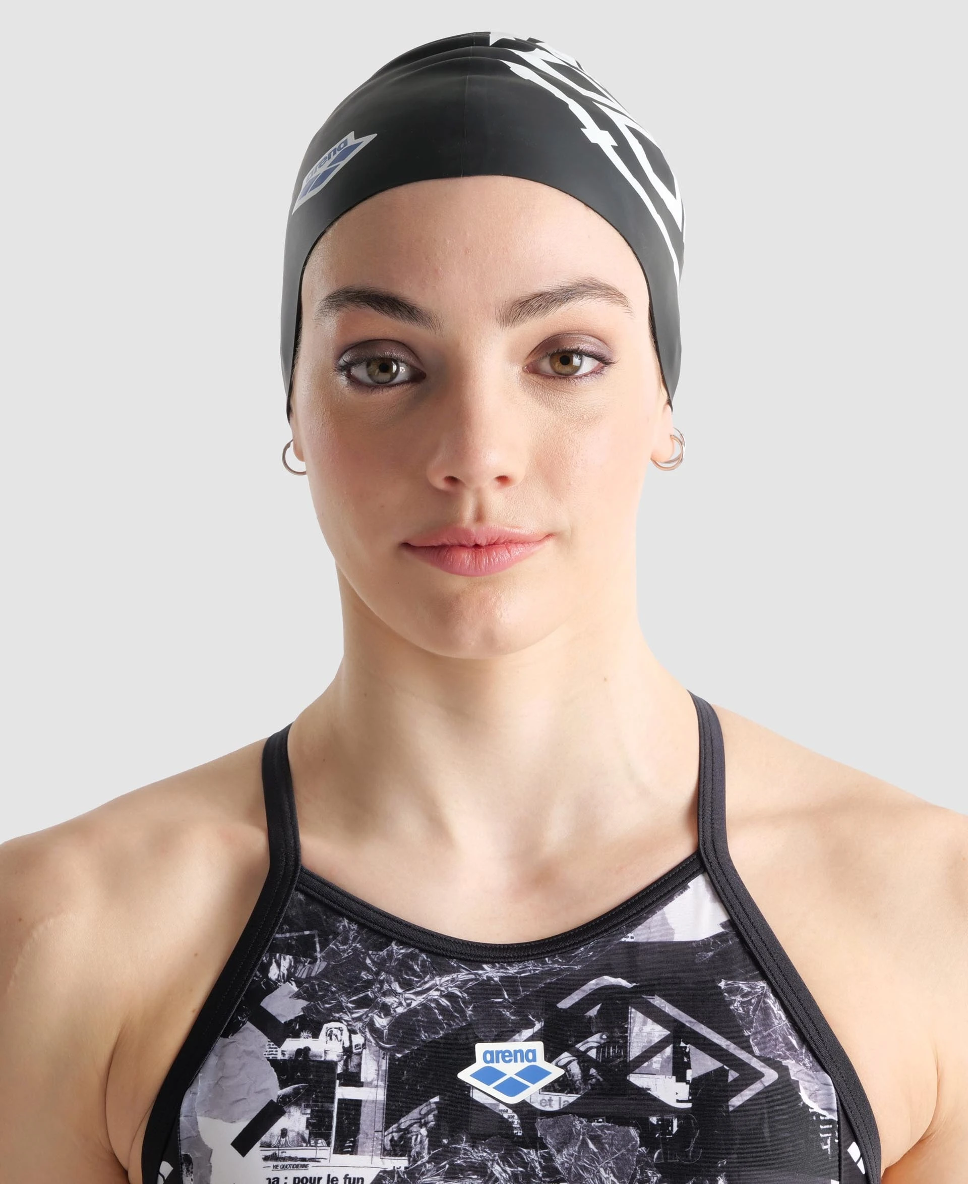 Arena Cuffia Da Piscina Team Stripe 1 Arena Cuffia Da Piscina Team Stripe