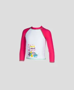 Arena T-shirt Bambina A Maniche Lunghe Per Protezione Solare Raggi UV