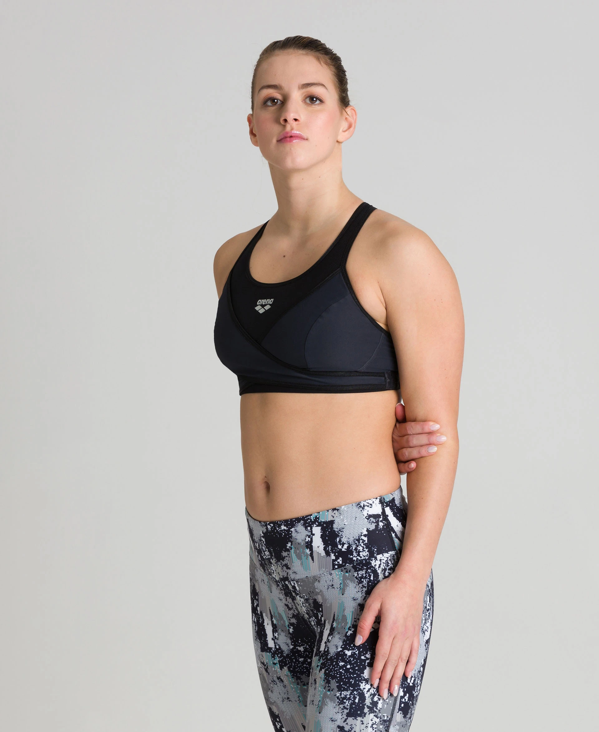 Arena Adjustable Cross Front Bra Top 1 Arena Adjustable Cross Front Bra Top