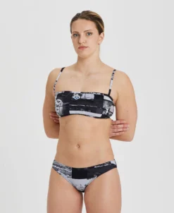 Arena Costume Due Pezzi A Fascia Donna Icons Team Stripe Allover