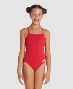 Arena Costume Intero Ragazza Team Challenge Tinta Unita