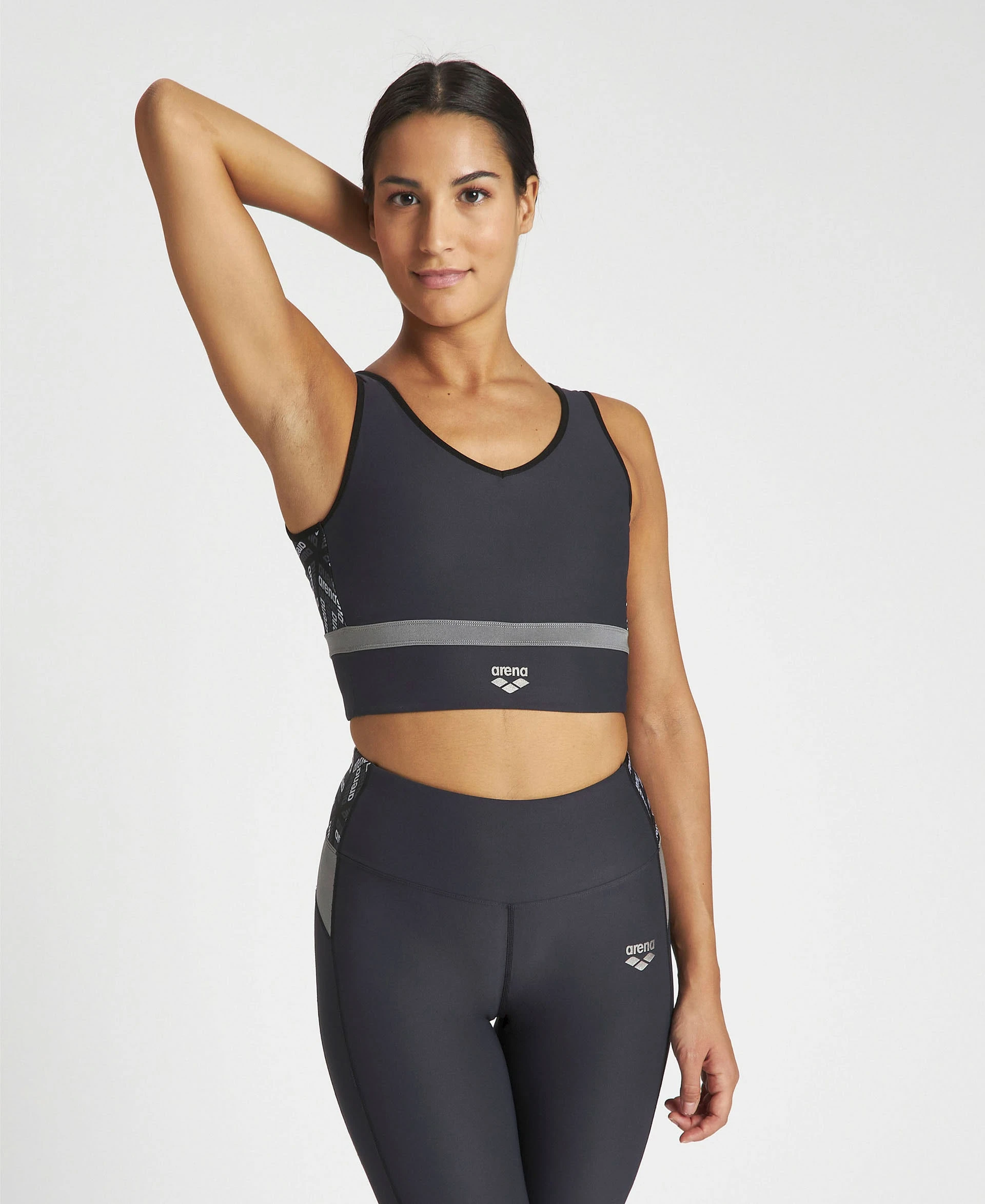 Arena Top Sportivo Donna Black Shadow 1 Arena Top Sportivo Donna Black Shadow