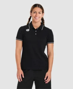 Arena Polo In Cotone Donna Team Tinta Unita