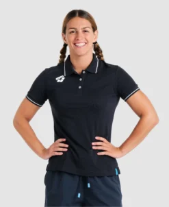 Arena Polo In Cotone Donna Team Tinta Unita -Negozio online Costume Da Bagno ftp m magentoproduct photos004893700 001 xl scaled