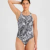 Arena Costume Intero Donna Stampa Tropicale